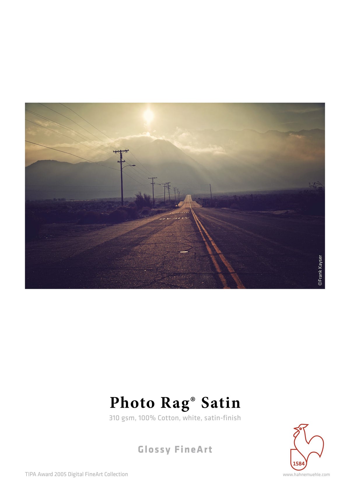 Hahnemuhle Photo Rag  Satin gr310  A2x25