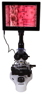Microscopio trinoculare digitale Levenhuk MED D10T LCD