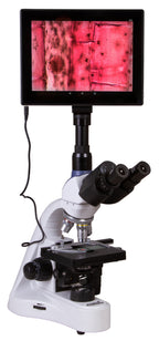 Microscopio trinoculare digitale Levenhuk MED D10T LCD
