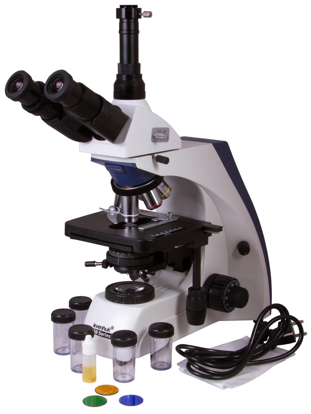 Microscopio trinoculare Levenhuk MED 35T