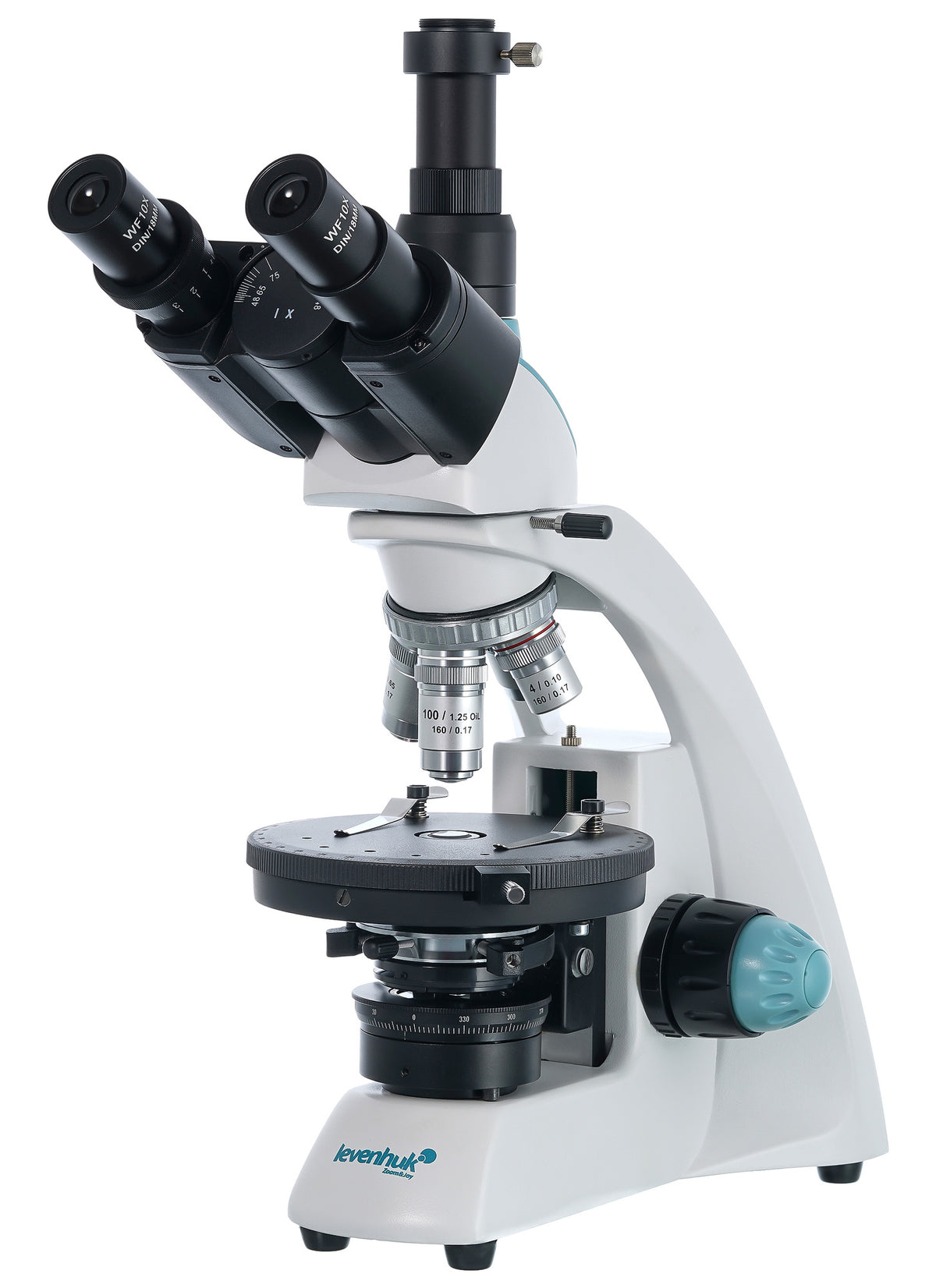Microscopio trinoculare Levenhuk 500T POL