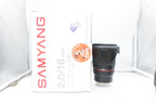 Samyang 16mm f/2 X Fujifilm