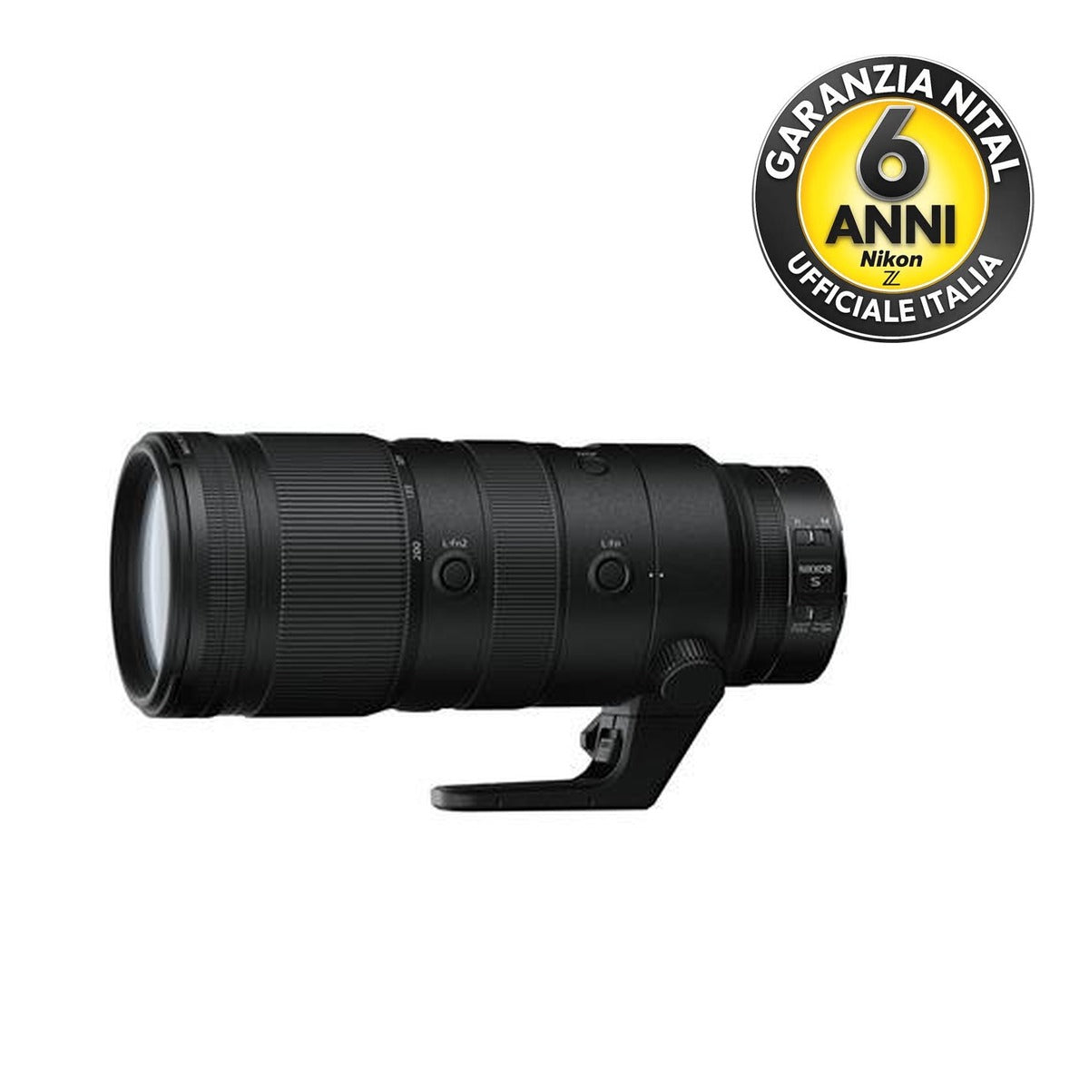 Nikkor Z 70-200mm f/2.8 VR S - Garanzia Nital 6 anni