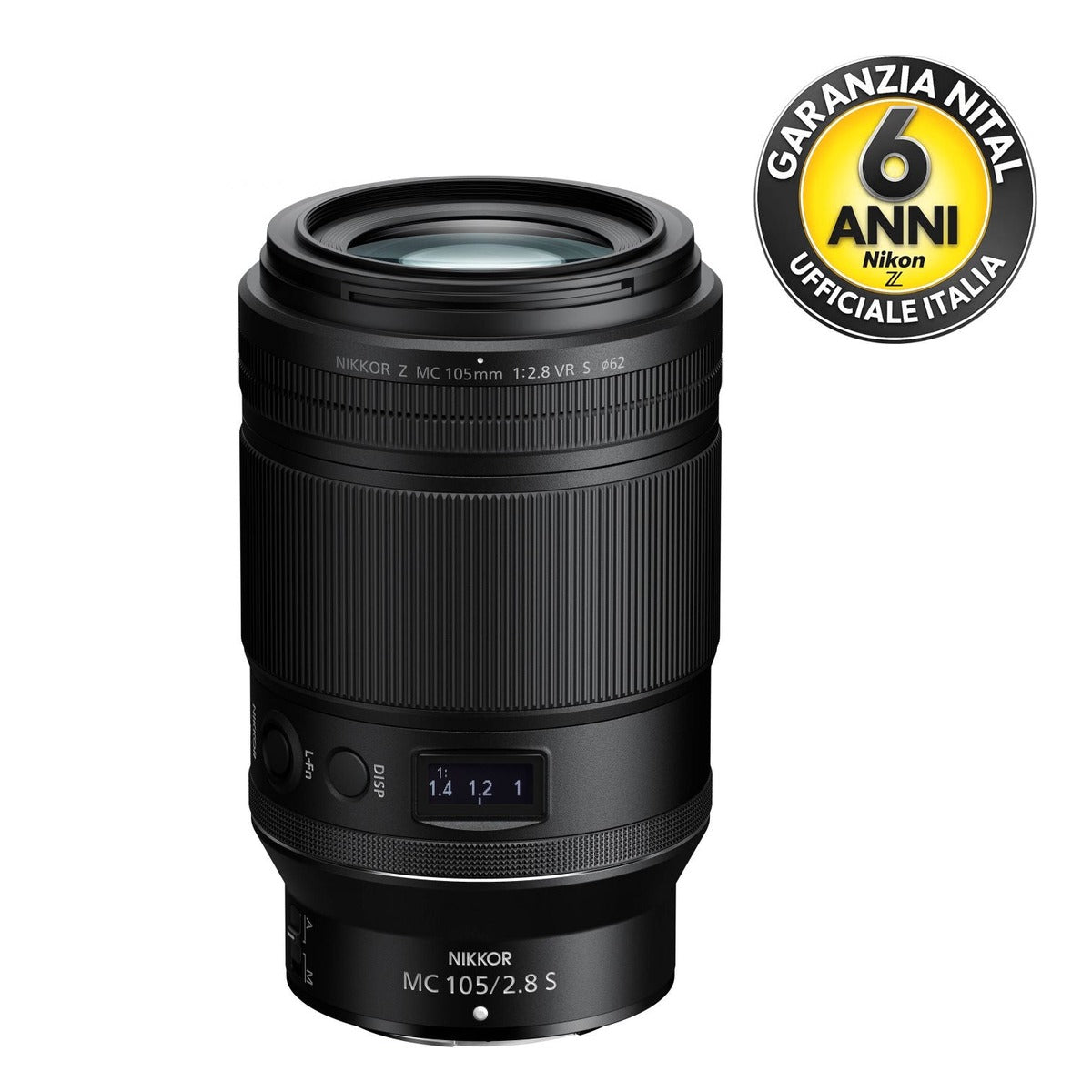 Nikkor Z MC 105mm f/2.8 VR S - Garanzia Nital 6 anni