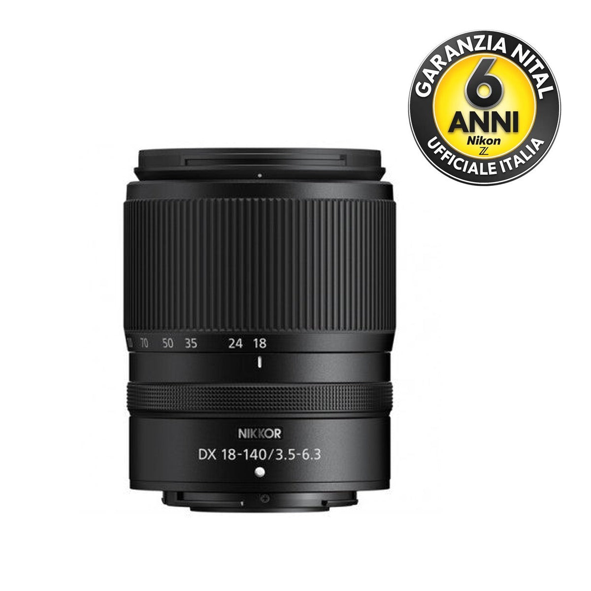 Nikkor Z DX 18-140mm f/3.5-6.3 VR - Garanzia Nital 6 anni - A CASA TUA IN 3/4 GIORNI
