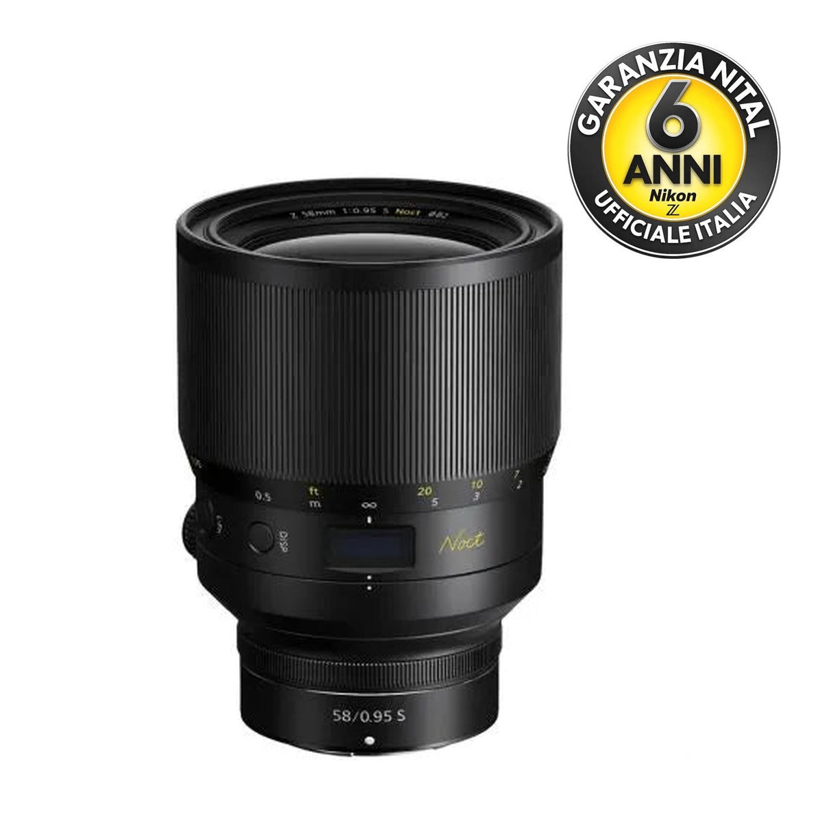 Nikkor Z 58mm f/0.95 S Noct - Garanzia Nital 6 anni - A CASA TUA IN 3/4 GIORNI