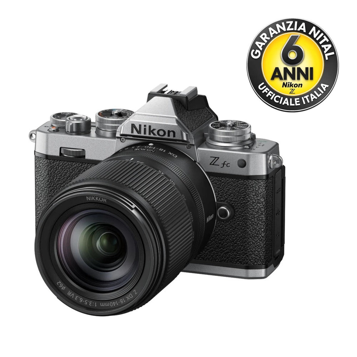 Nikon Z FC + Z DX 18-140 VR + Lexar SD 64GB - Garanzia 6 anni Nital - A CASA TUA IN 3/4 GIORNI
