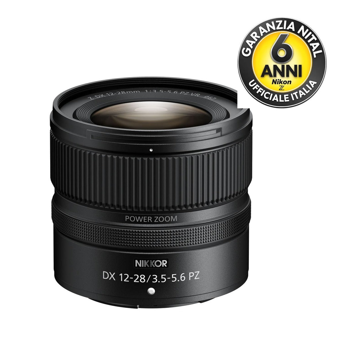 Nikkor Z DX 12-28mm f/3.5-5.6 PZ VR - Garanzia Nital  6 anni - A CASA TUA IN 3/4 GIORNI