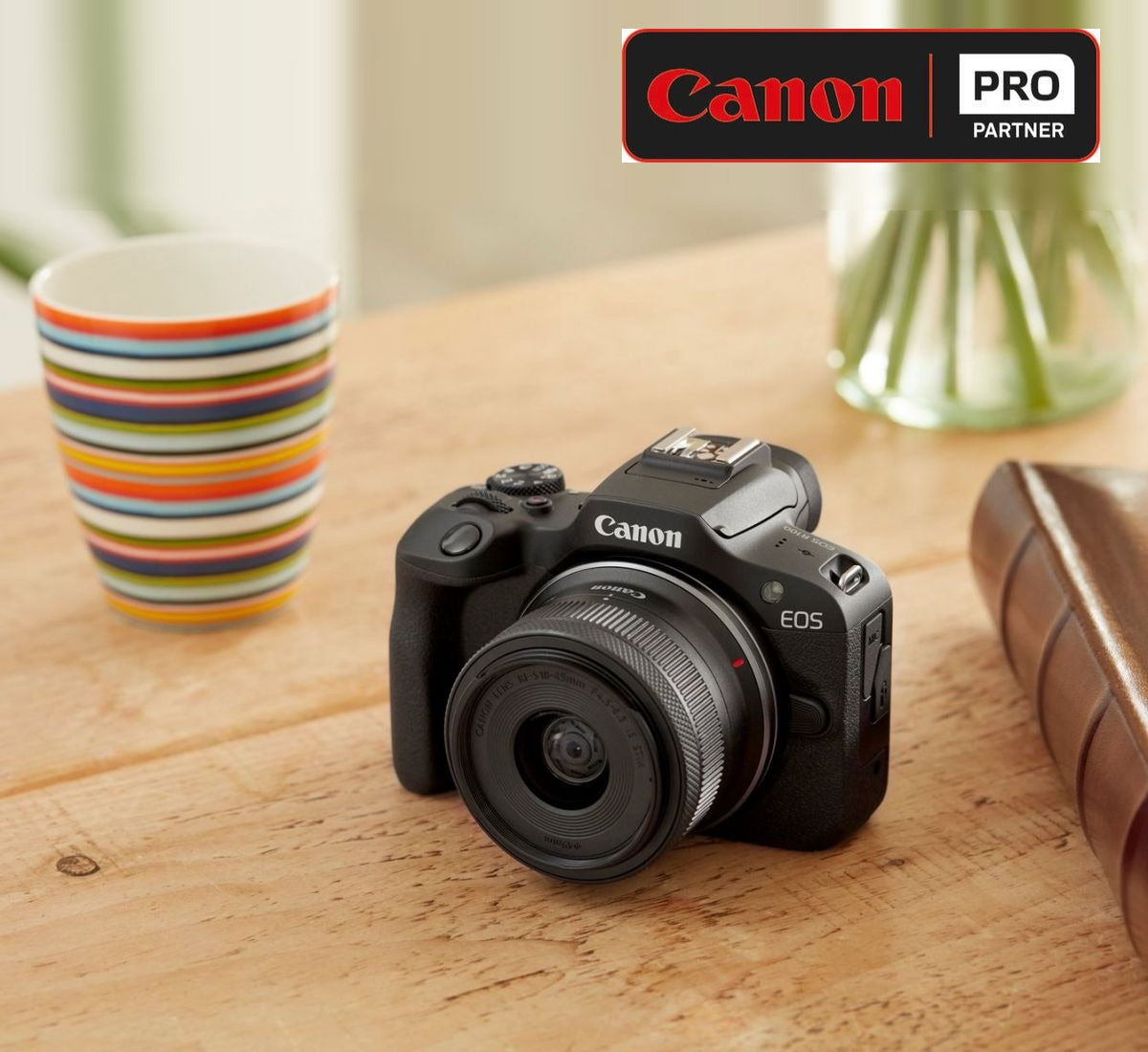 Canon EOS R100 + RF-S 18-45mm F4.5-6.3 IS STM - Garanzia Canon Italia – SCONTO IN CASSA FINO AL 31/10/26