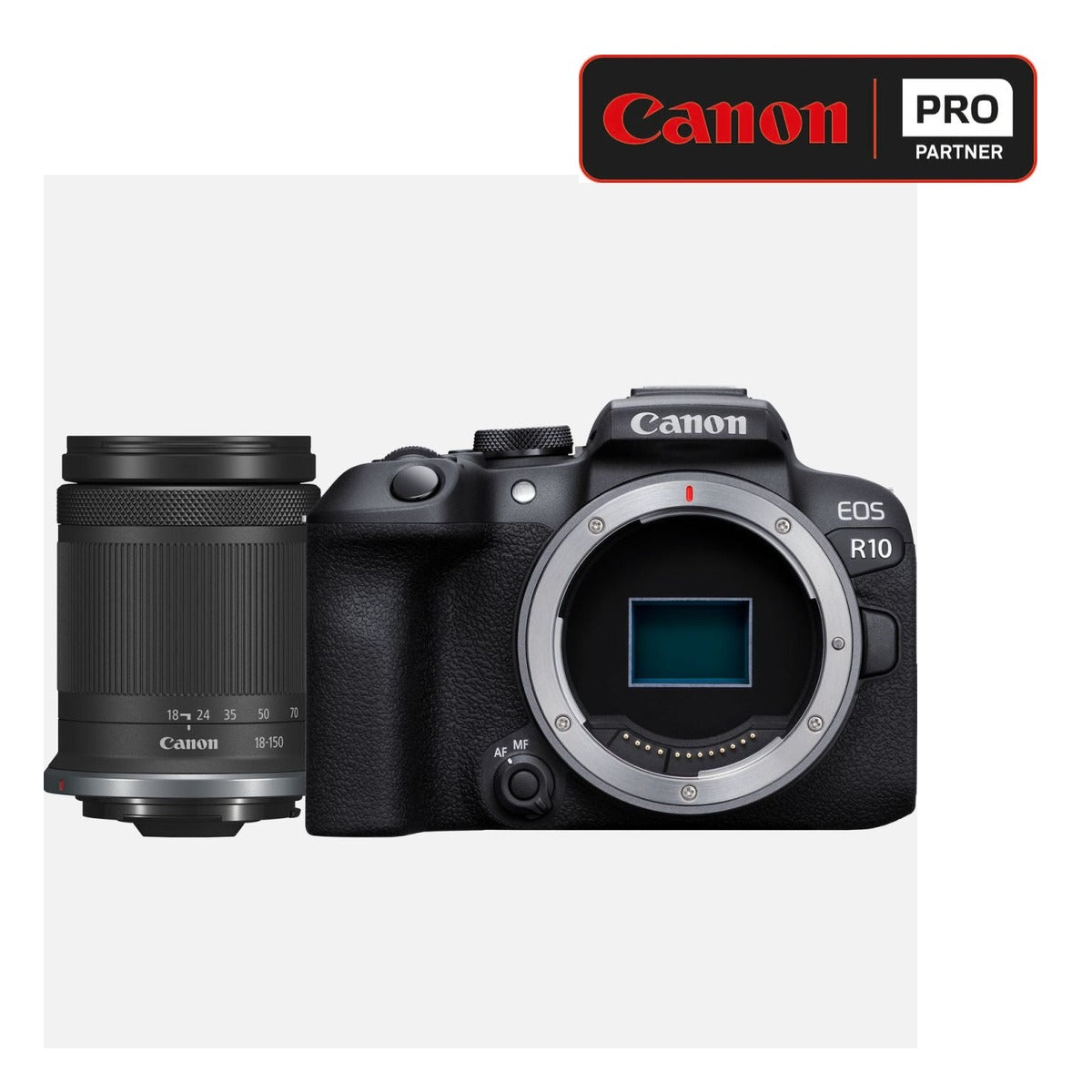 Canon EOS R10 + obiettivo RF-S 18-150mm F3.5-6.3 IS STM - Garanzia Canon Italia
